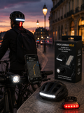 Pack Urbain Vélo – Casque LED + Support Téléphone + Éclairage